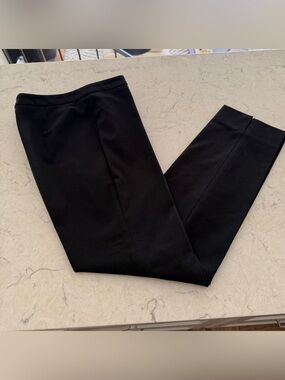 Peserico Black Stretch Cotton Cigarette Pant